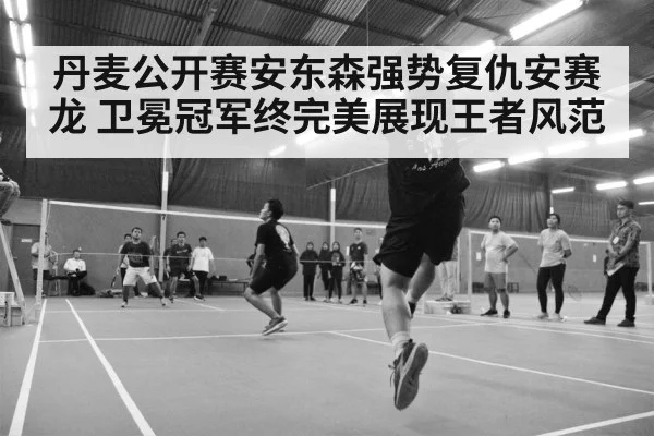 badminton match action shot